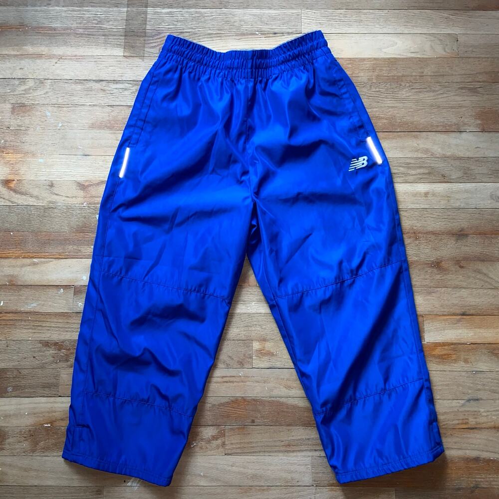 New Balance Men’s Running Track Pants Royal Blue Lightweight Zip Pocket Size XL